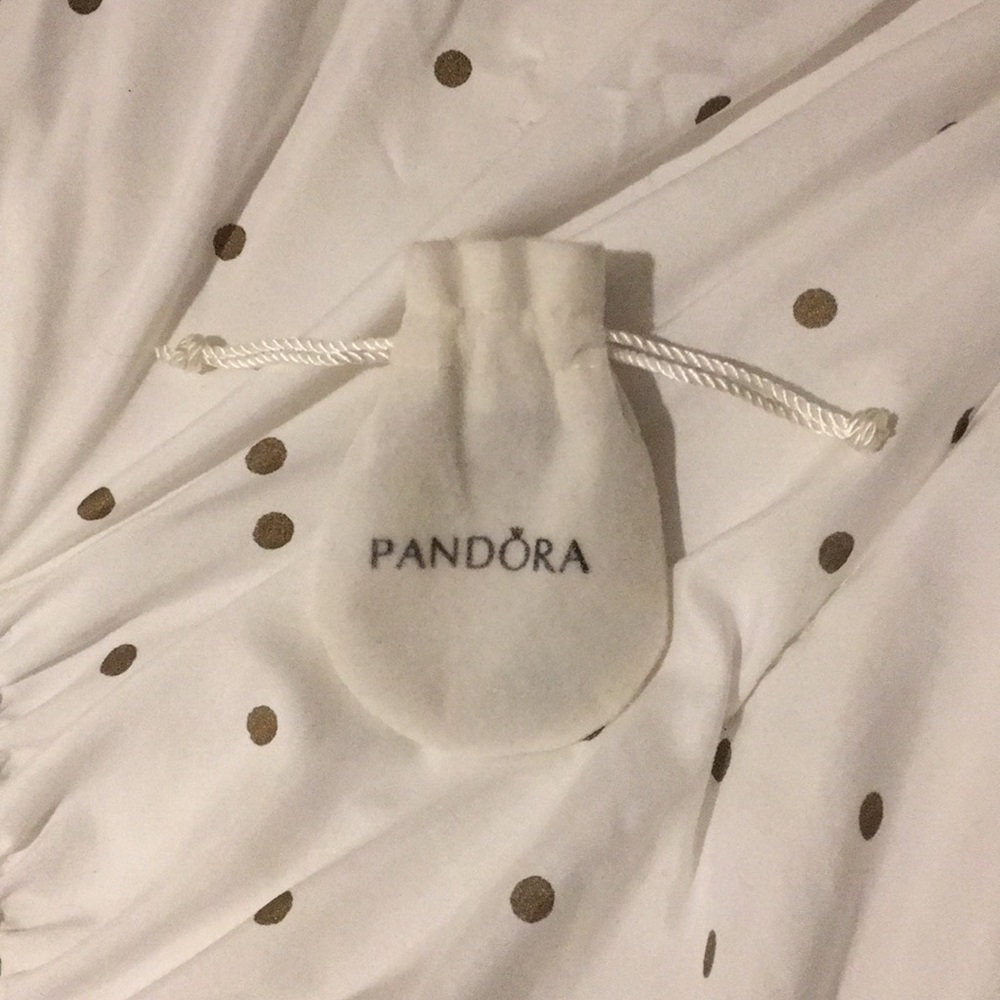 Pandora bracelet with blue beads